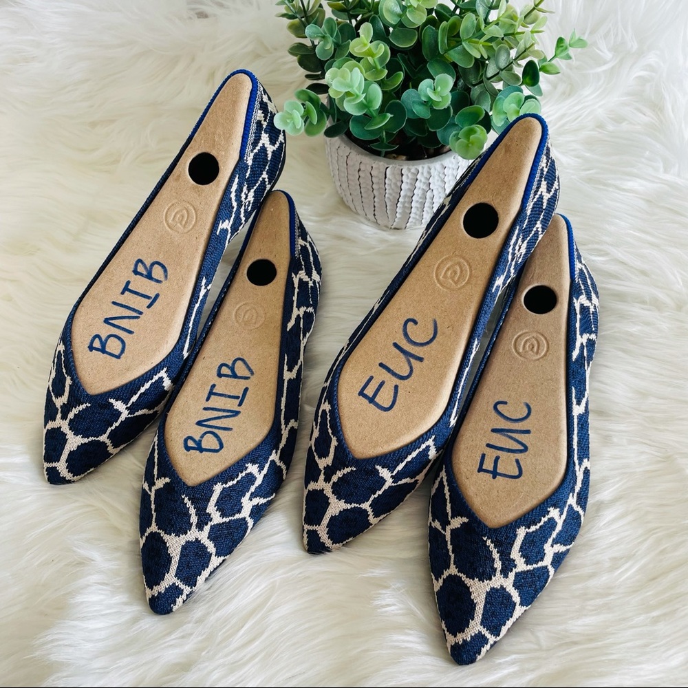 ROTHY’S BNIB Indigo Giraffe Point - Picture 10 of 14